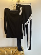 Y-3 Black Stripe Leggings &