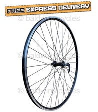 Baldy's 700c Road Racing Bike FRONT Wheel BLACK Quick Release Hub