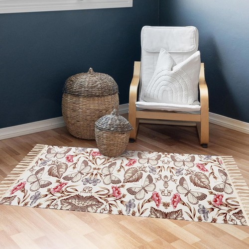 Vintage boho pink area rugs - boho,
