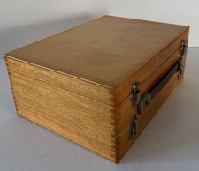 VINTAGE WOODEN CASE DOUBLE