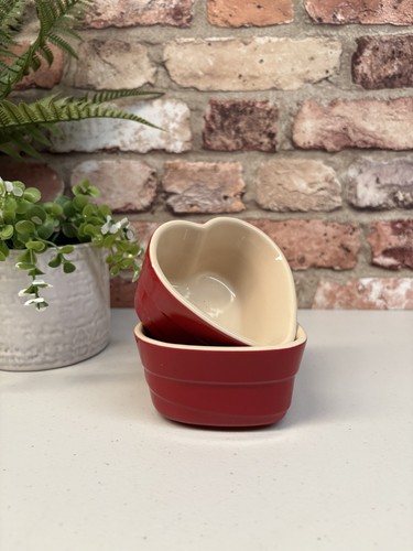 Pair creuset red - pair, of
