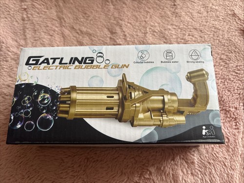 Electric gatling bubble gun - electric,