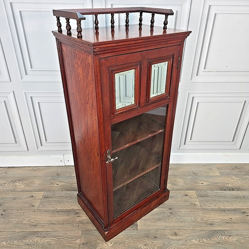 Antique display cabinet glazed - display,