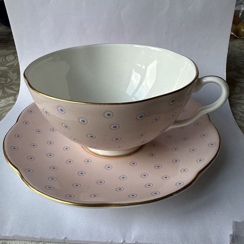 Wedgwood pink polka dot tea - polka,