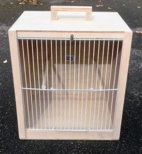 Bird Carry Box  Carrying Cage 13" x 14" x 10" (White Fronts)