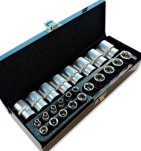 24pc sae socket set - set, 1/2"