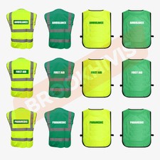 FIRST AID HI VIZ VIS WAISTCOAT