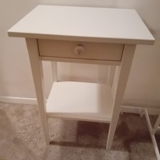 IKEA Hemnes White Wood Bedside