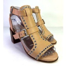 TOPSHOP 'Vienna' Grommets NUDE