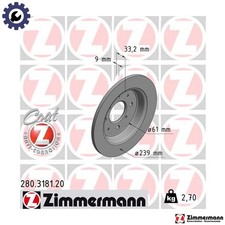 2x BRAKE DISC 280.3181.20 FOR