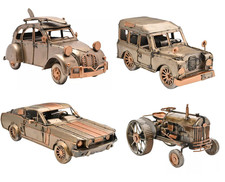 Metal cars figurines tractor - metal,