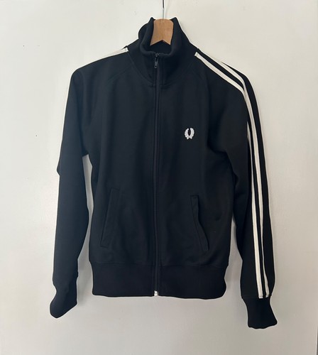 Fred perry black zip track - black,