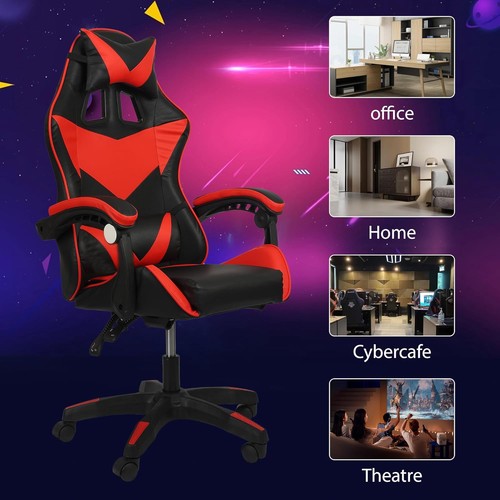 Swivel gaming chair faux - chair,