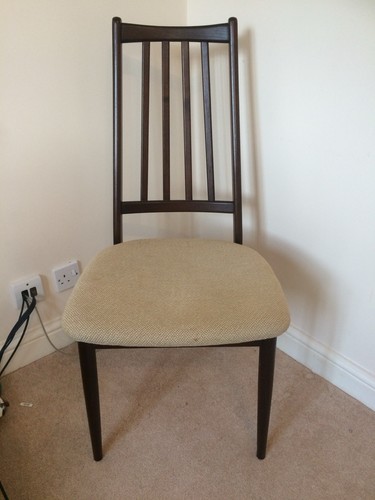 Danish rosewood x6 chairs - danish, 70's
