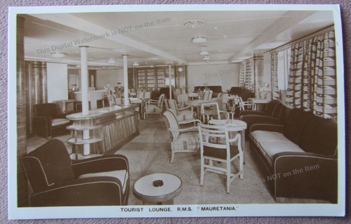 Orig vintage rppc steamship - rppc,