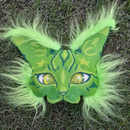Alien cat mask - alien,
