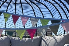 Bunting Handmade Camper Festival Garden Party Fete Outdoor Wedding Celebration