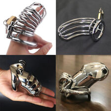 Stainless Steel Man Chastity Cage Lock Chastity Belt Penis Cage BDSM Slave Metal