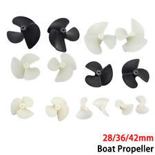 28/36/42mm Nylon Plastic Boat Propeller Props 3 Blade For 2mm Shaft RC Model DIY