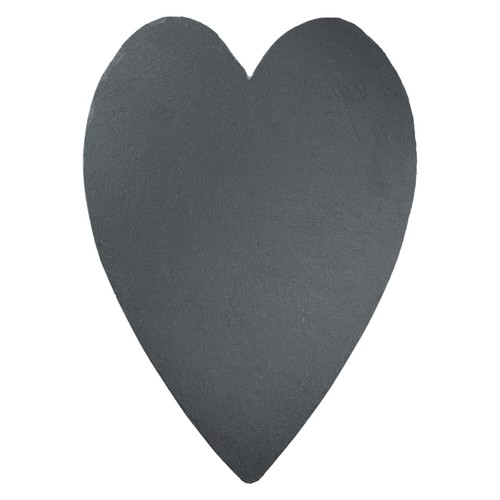 Natural slate heart - slate,