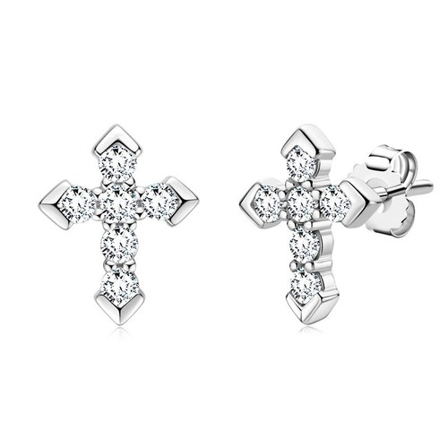 Cross dazzling moissanite 925 - dazzling,