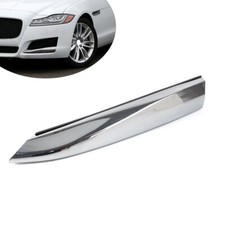 Front Bumper Fog Light Grille Insert Molding Strip Cover Fit Jaguar XF 2016-2020