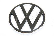 Genuine VW 70S 80S Front Grille Badge Chrome Emblem Golf Jetta 95mm 321853601