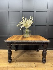 Antique Carved Oak Dining