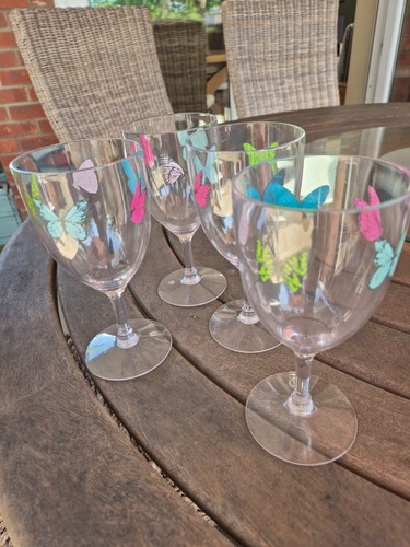 Set plastic wine glasses - wine,