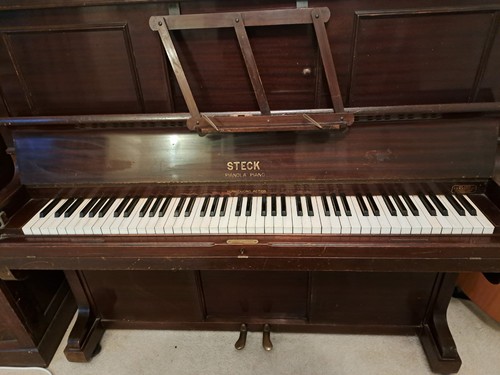 Pianola vintage steck - vintage.,