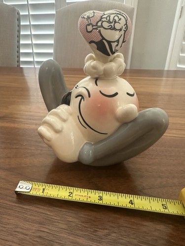 Vtg olive oyl mini - teapot, paul