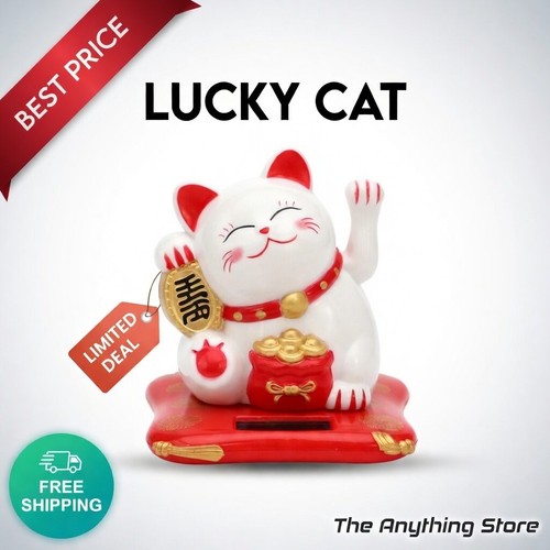 Solar powered chinese maneki - solar,