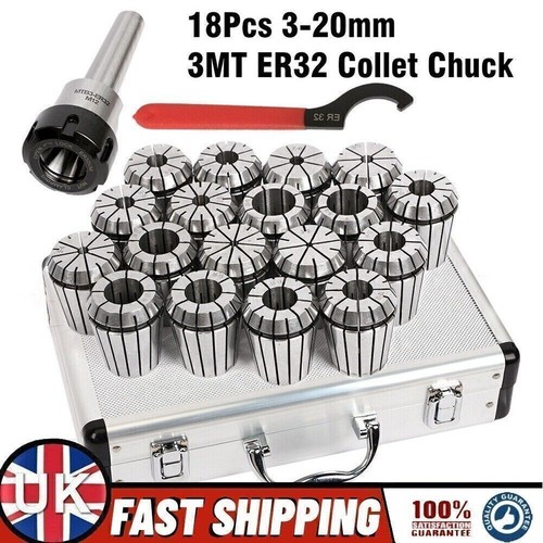Er32 mt3 collet chuck - collet, set