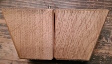 Two 2 Solid Oak Sofa Feet Legs
