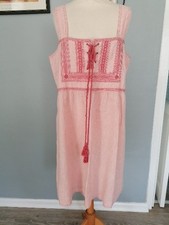 NEXT LADIES SZ14 PINK STRAPPY