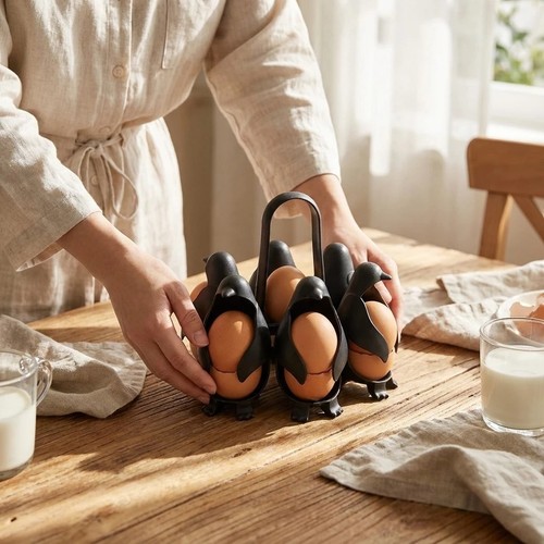 Penguin shape egg boiler - penguin,