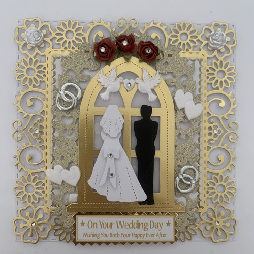 Large wedding card topper - wedding,