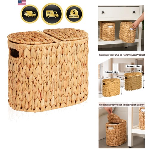 Wicker toilet paper storage - wicker,