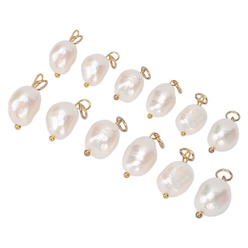6pcs baroque pearl pendant - 6pcs,