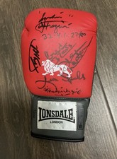 Multi Signed Boxing Glove Joe