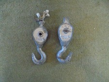 Ansell Walsall 3" double rope pulley & another pulley