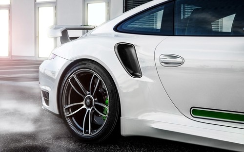 Techart porsche car - porsche, white