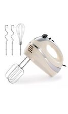 Hand Mixer Electric Whisk – VonShef Cream Food Mixer for Baking, 5 Speeds – 300W