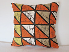 Cushion cover in Orange,yellow and pink Vintage Retro Genuine 60s/70s fabric 16"