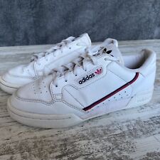 Adidas  Originals Continental 80 Trainers F99787   white /red UK 5.5