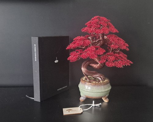 Handcrafted wire bonsai - wire, tree