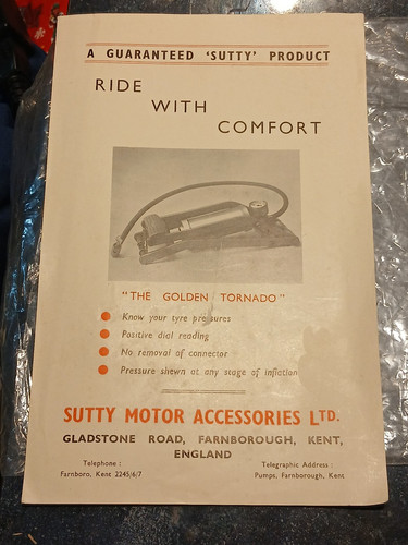 Sutty tyre pump advertising - sutty,