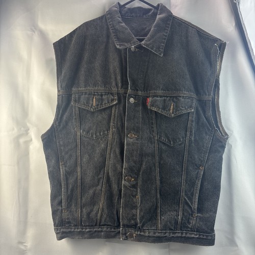 Vintage black levi - levi's, denim