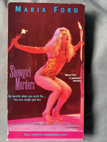 Showgirl murders htf oop vhs - showgirl,