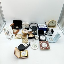 F x22 Vintage Collection Of Quartz Clocks Inc Travel, Desk Inc Boxed Mackintosh